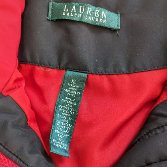 Black and Red Puffer Vest - Picture 3 of 5